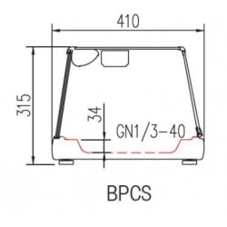 Sushi display type BPCS-6...