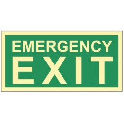 Emergency exit
30x15 cm...