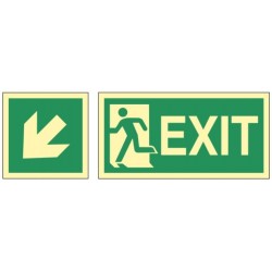 Exit down left
15x45 cm...