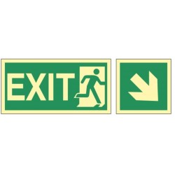 Exit down right
15x45 cm...