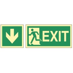 Exit down left
15x45 cm...