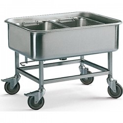 Vegetable washing trolley...