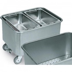 Vegetable washing trolley...